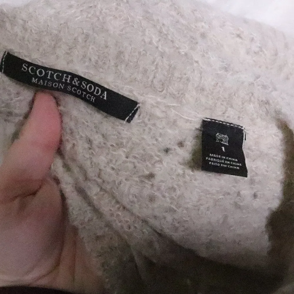 Scotch &‎ Soda | V Neck Sweater Alpaca 1 Small
